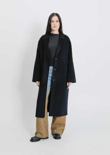LEIGH COAT / NAVY