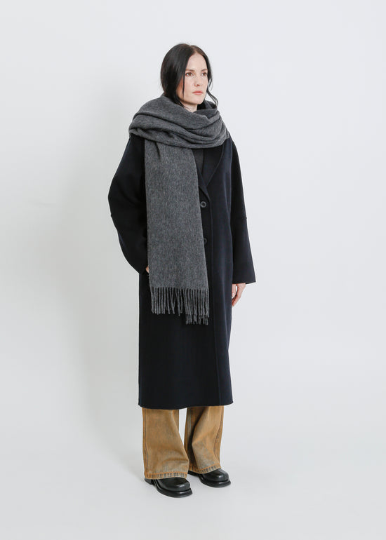 FRANCESCA SCARF / CHARCOAL