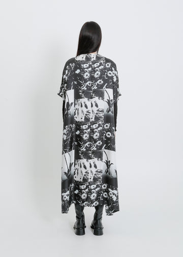 REMY DRESS  / BLACK-WHITE