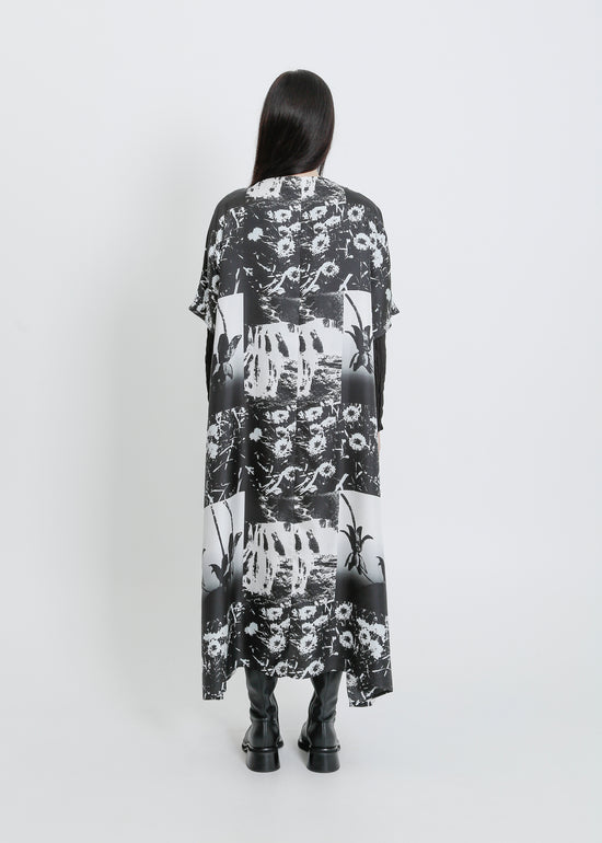 REMY DRESS  / BLACK-WHITE
