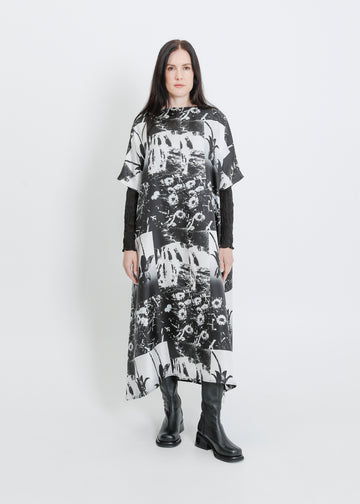 REMY DRESS  / BLACK-WHITE