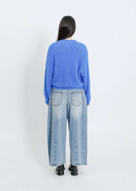 OWYN KNIT SWEAT / BLUE
