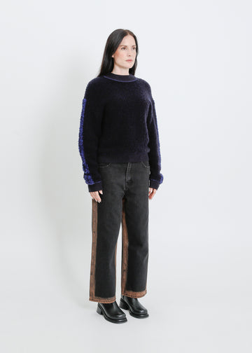 OAKLAND KNIT SWEAT / NAVY