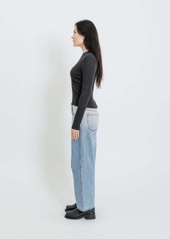 HARTFORD KNIT TOP / CHARCOAL