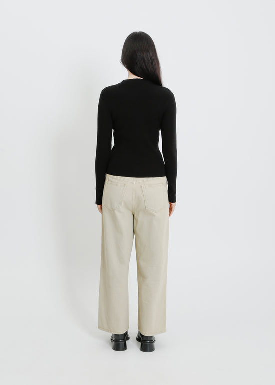 HARTFORD KNIT TOP / BLACK