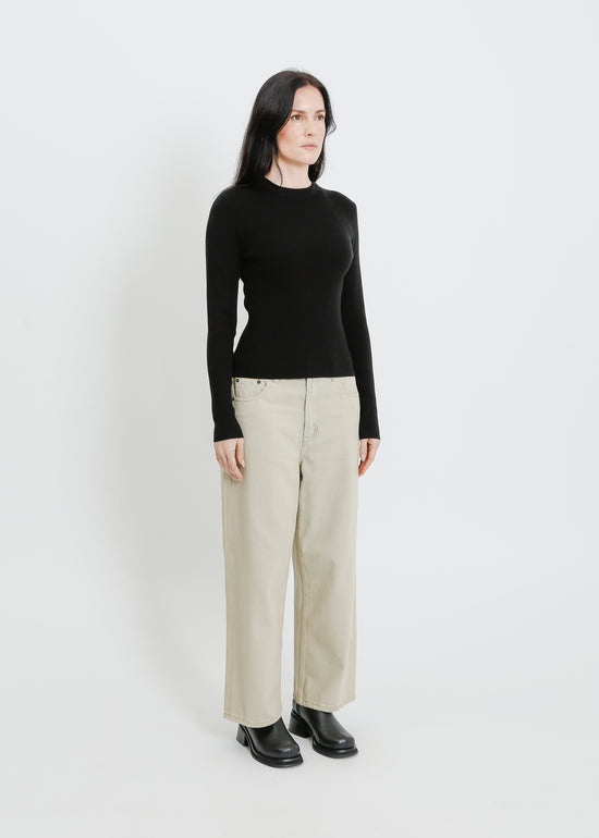 HARTFORD KNIT TOP / BLACK