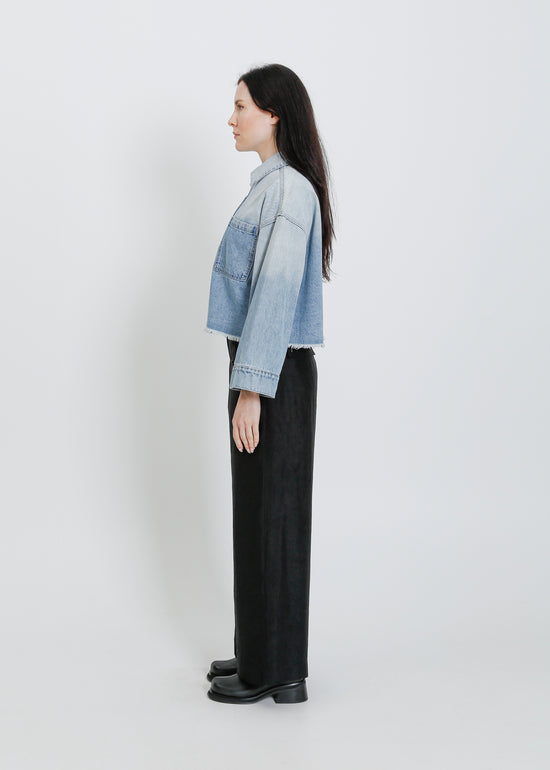 CHICAGO DENIM JACKET / LIGHT INDIGO OMBRAY