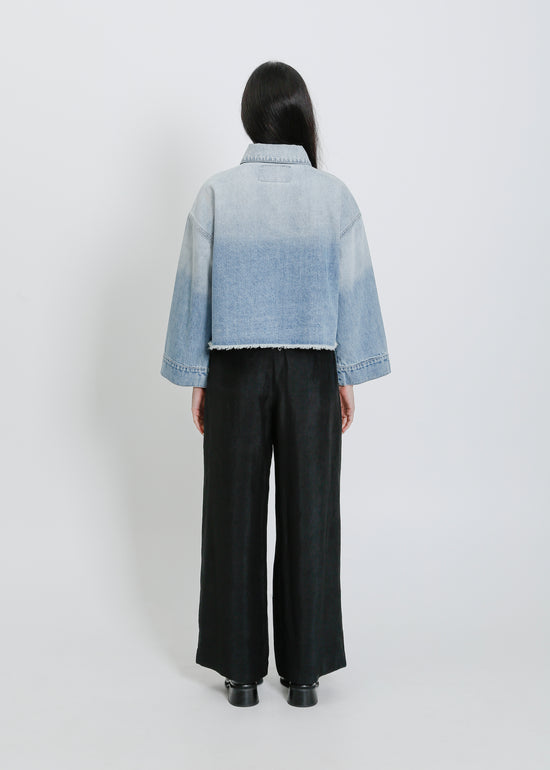 CHICAGO DENIM JACKET / LIGHT INDIGO OMBRAY