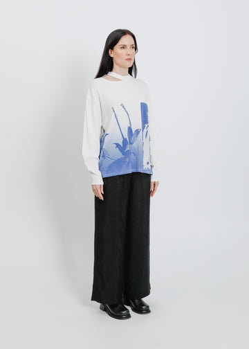 KINGSTON LONG SLEEVE TEE / WATERFALL PRINT