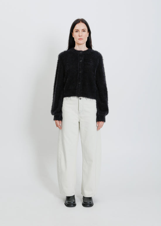 GRACIE KNIT CARDI / ONYX
