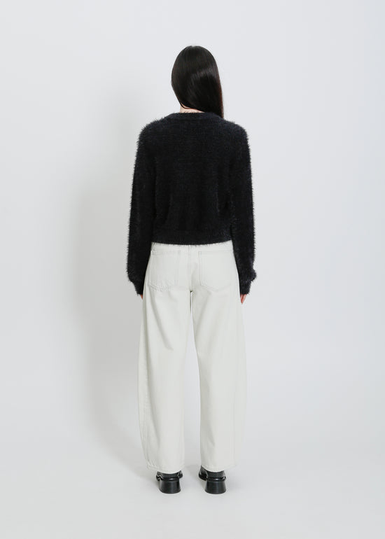 GRACIE KNIT CARDI / ONYX
