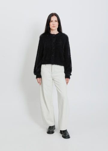 GRACIE KNIT CARDI / ONYX