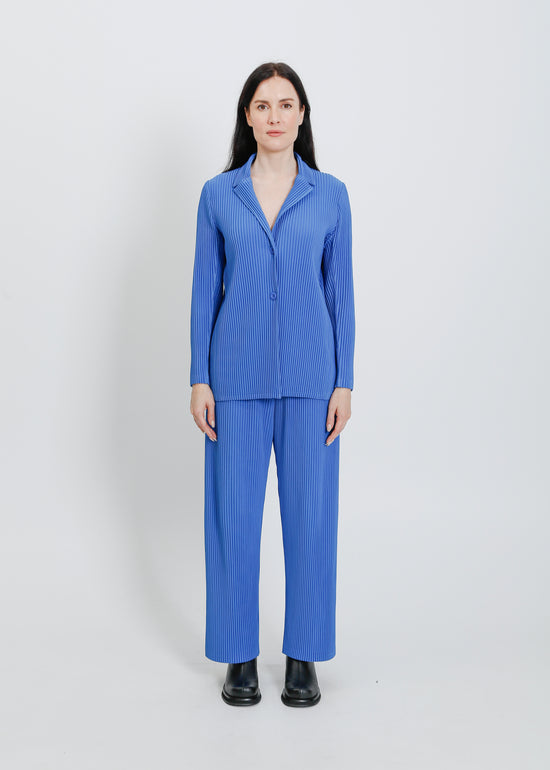 ROMEO PLEAT PANT / BLUE