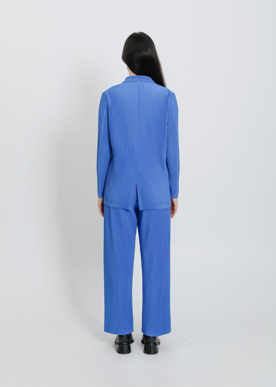 ROMEO PLEAT PANT / BLUE