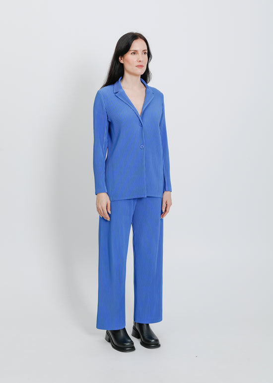 ROMEO PLEAT PANT / BLUE
