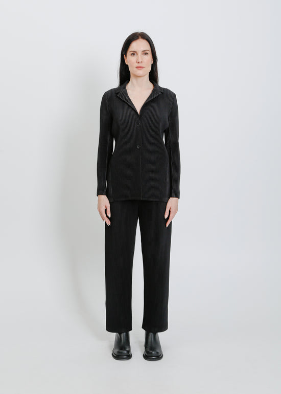 ROMEO PLEAT PANT / BLACK