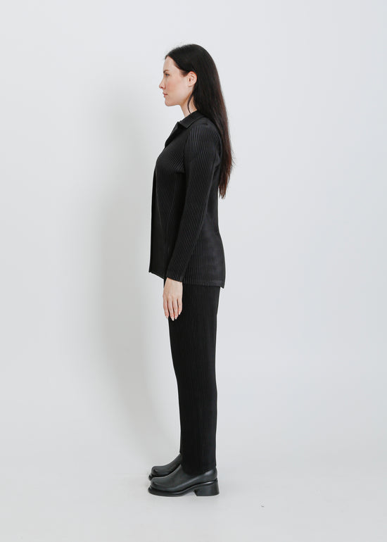 ROMEO PLEAT PANT / BLACK