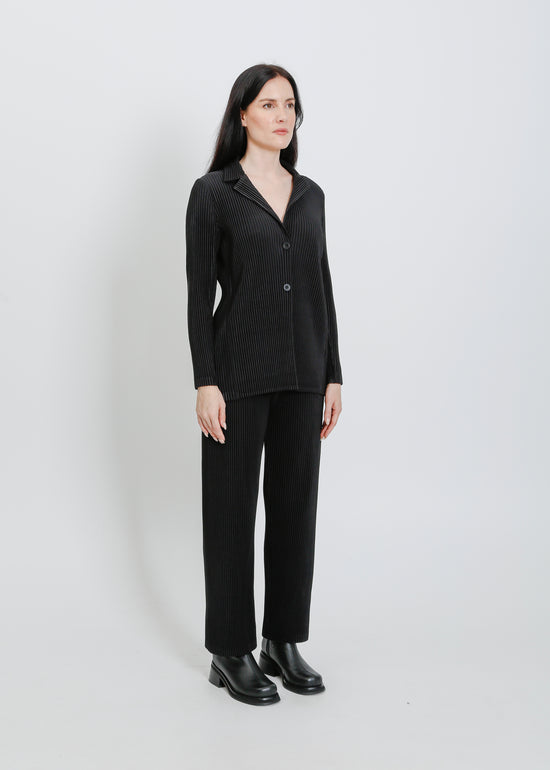 ROMEO PLEAT PANT / BLACK