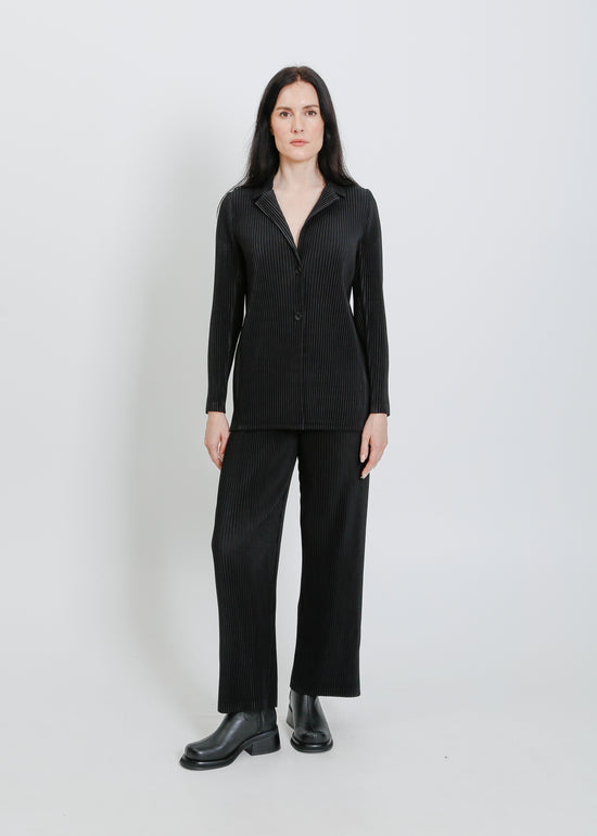 ROMEO PLEAT PANT / BLACK