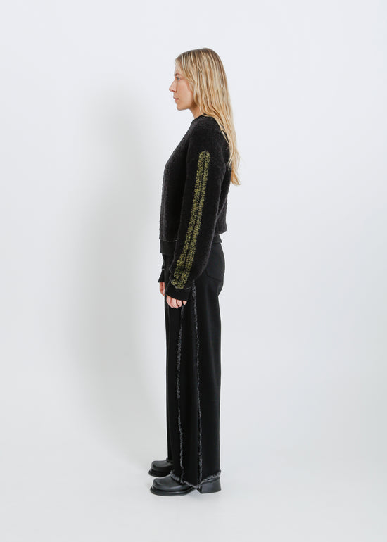 OAKLAND KNIT SWEAT / BLACK