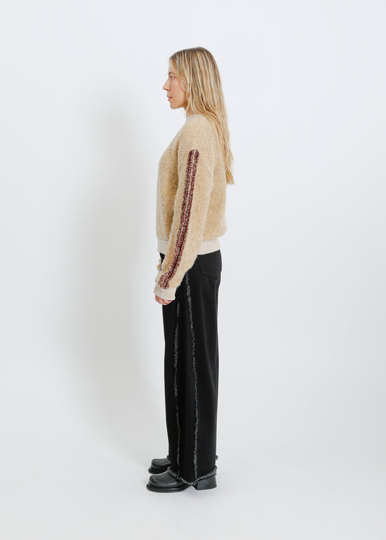 OAKLAND KNIT SWEAT / BEIGE