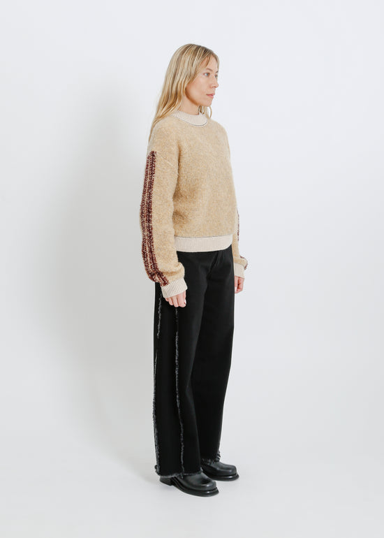 OAKLAND KNIT SWEAT / BEIGE