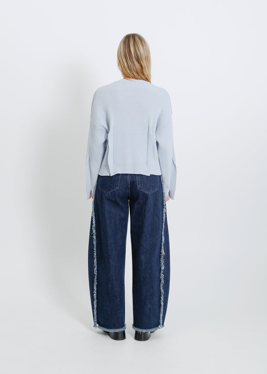 VICO KNIT CARDI / PALE BLUE