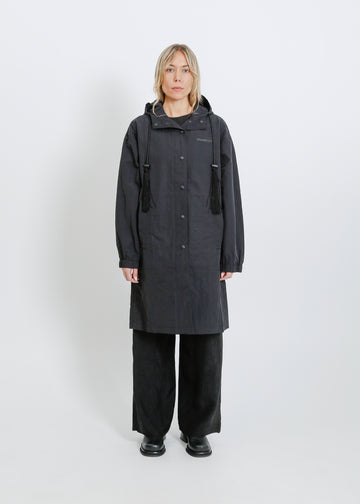 JEN VALENDER RAINCOAT / BLACK