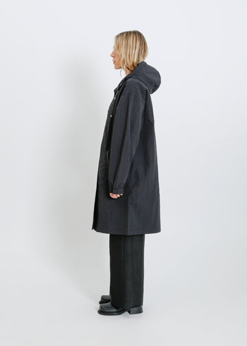 JEN VALENDER RAINCOAT / BLACK