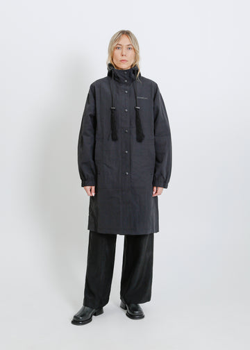 JEN VALENDER RAINCOAT / BLACK
