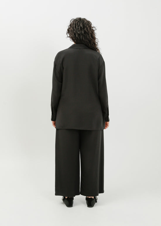 Selda Wrap Shirt / Black
