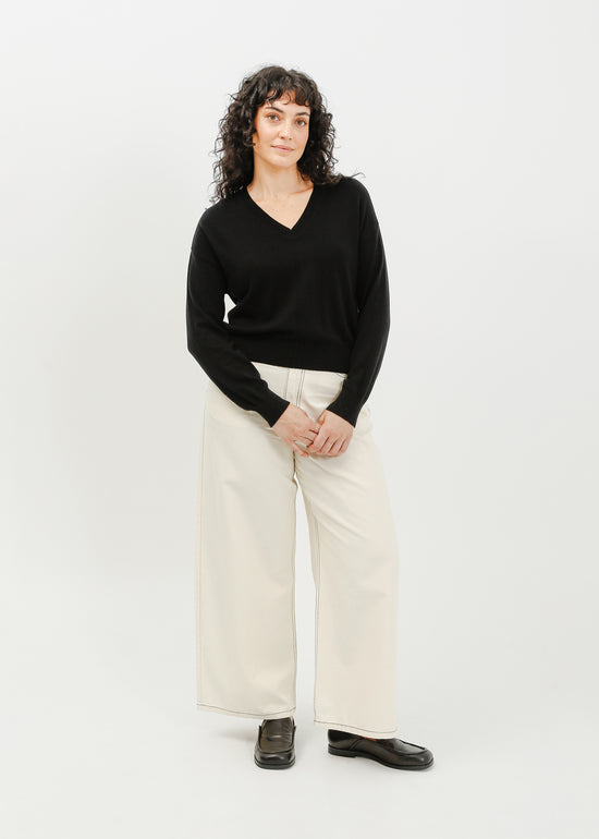 Nicolas Knit Top / Black