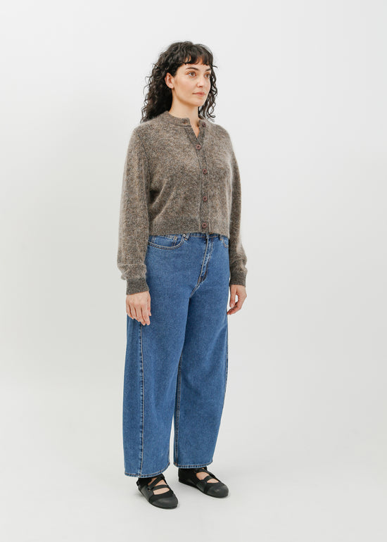Gracie Knit Cardi / Black-Taupe