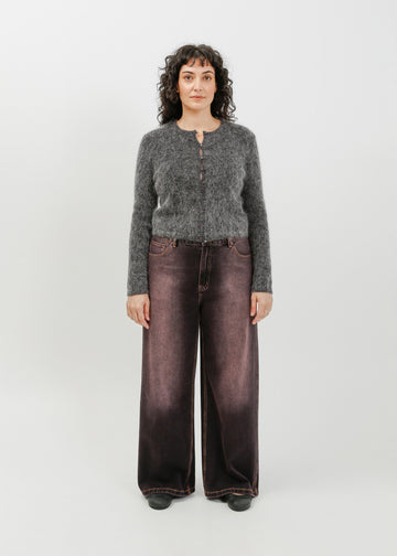 Lily Knit Cardi / Charcoal