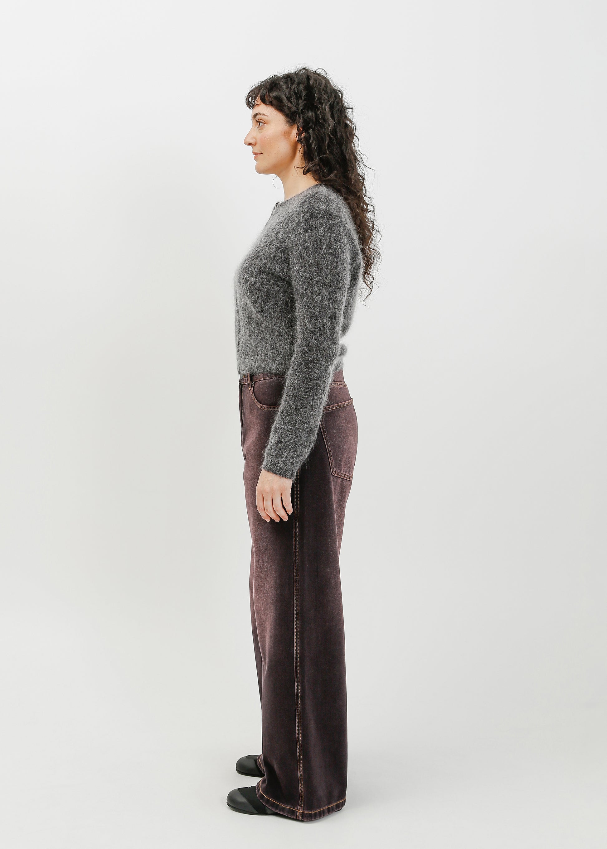Lily Knit Cardi / Charcoal - 
Charcoal (image 8)
