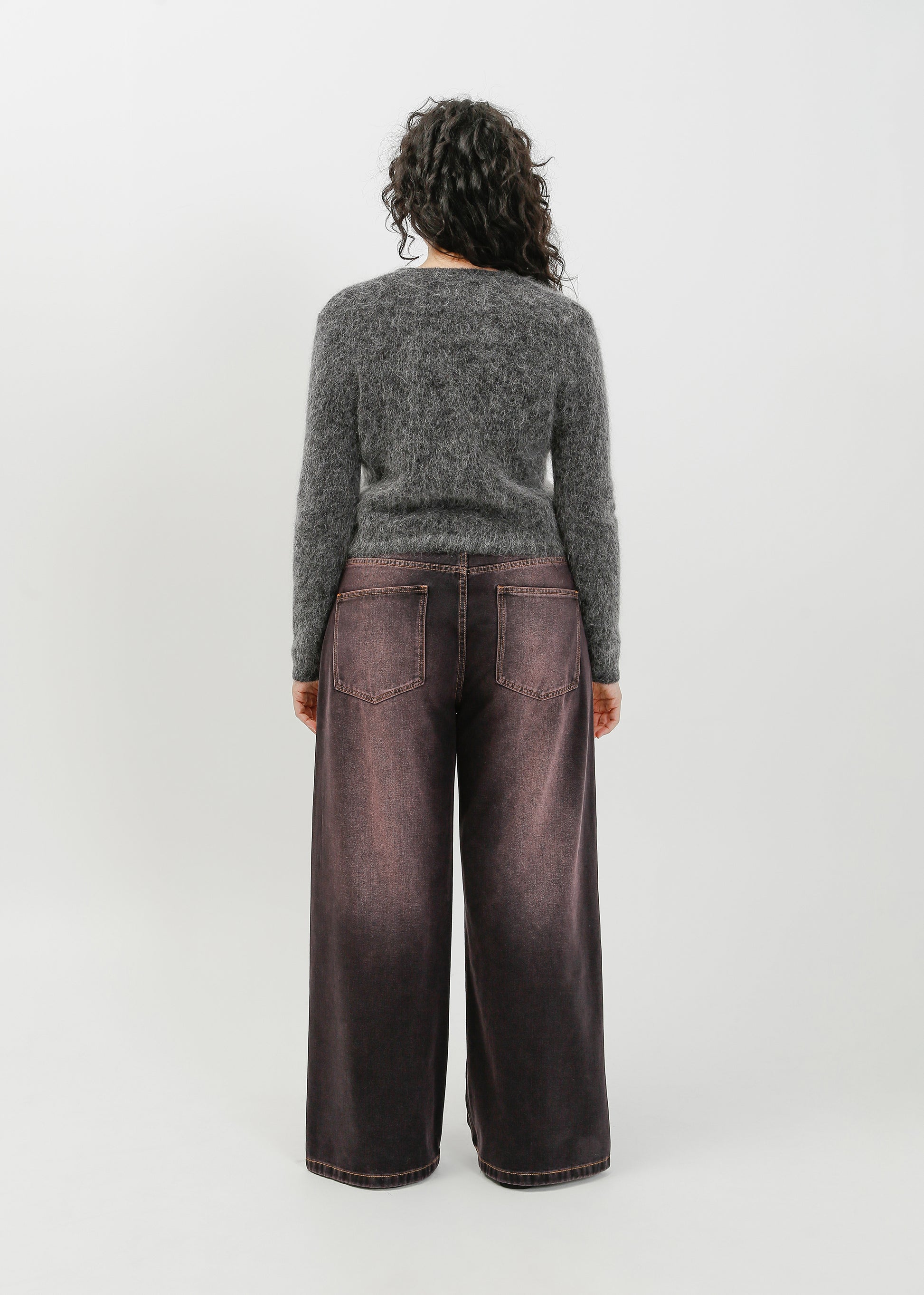 Lily Knit Cardi / Charcoal - 
Charcoal (image 9)