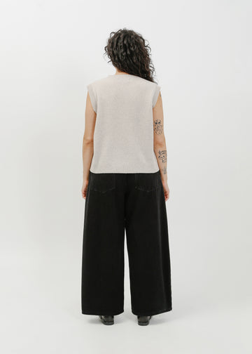 Zadie Knit Vest / Taupe Marle