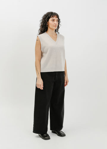 Zadie Knit Vest / Taupe Marle