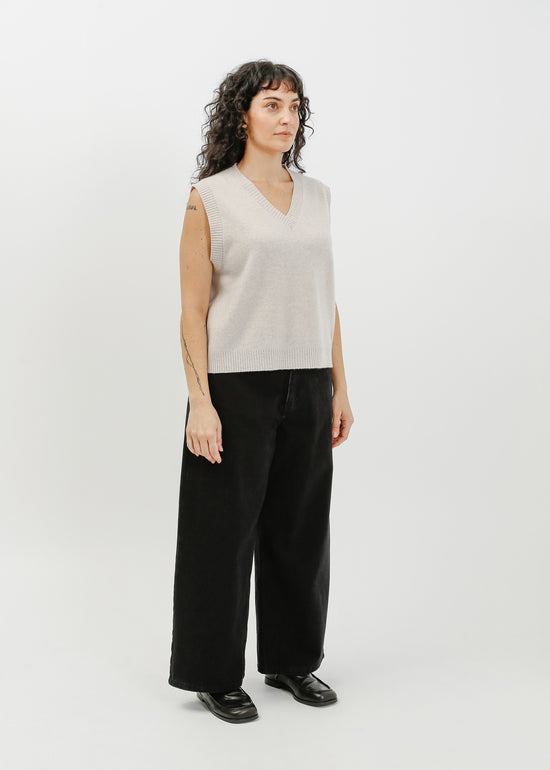 Zadie Knit Vest / Taupe Marle