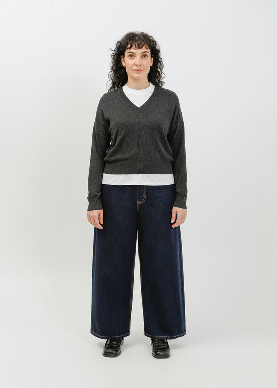 Nicolas Knit Top / Charcoal