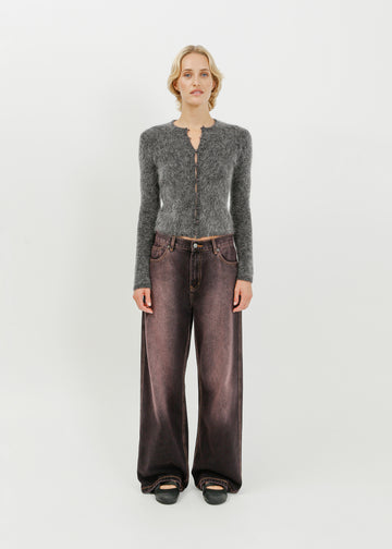 Lily Knit Cardi / Charcoal