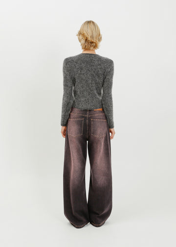 Lily Knit Cardi / Charcoal