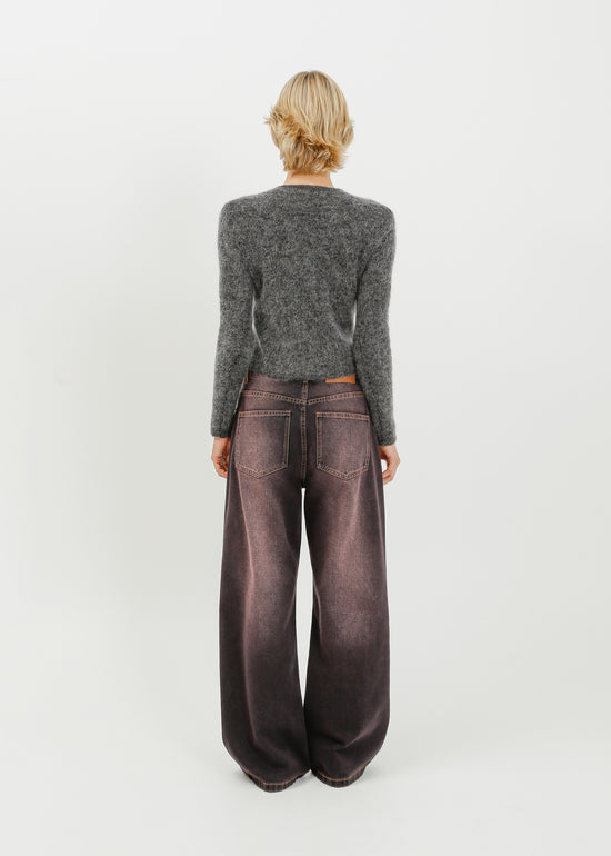 Lily Knit Cardi / Charcoal