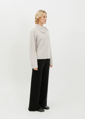 Alia Knit Sweat / Taupe Marle