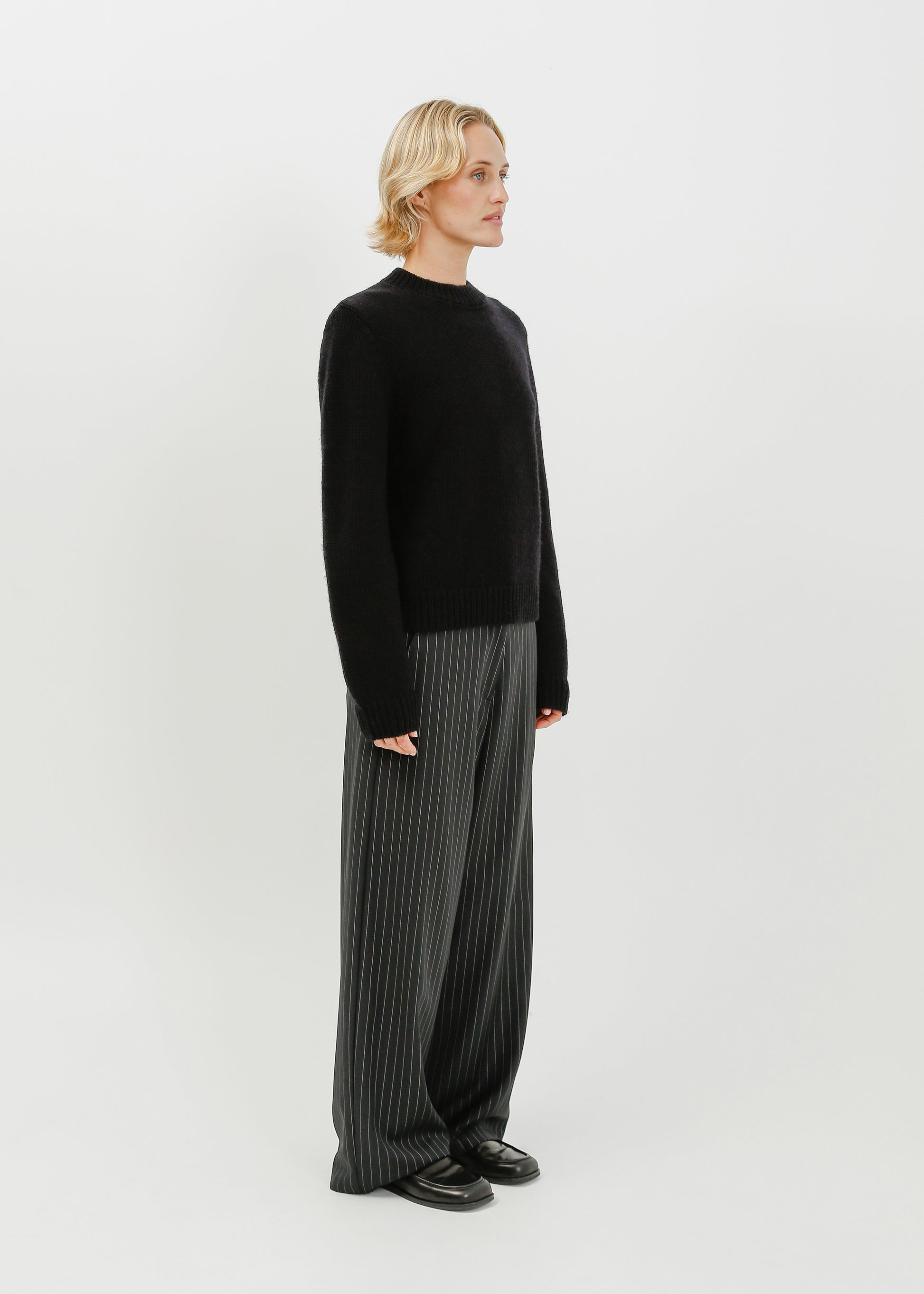 Waylen Knit Sweat / Black - 
Black (image 4)