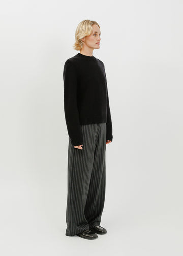 Waylen Knit Sweat / Black