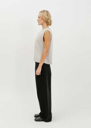 Zadie Knit Vest / Taupe Marle