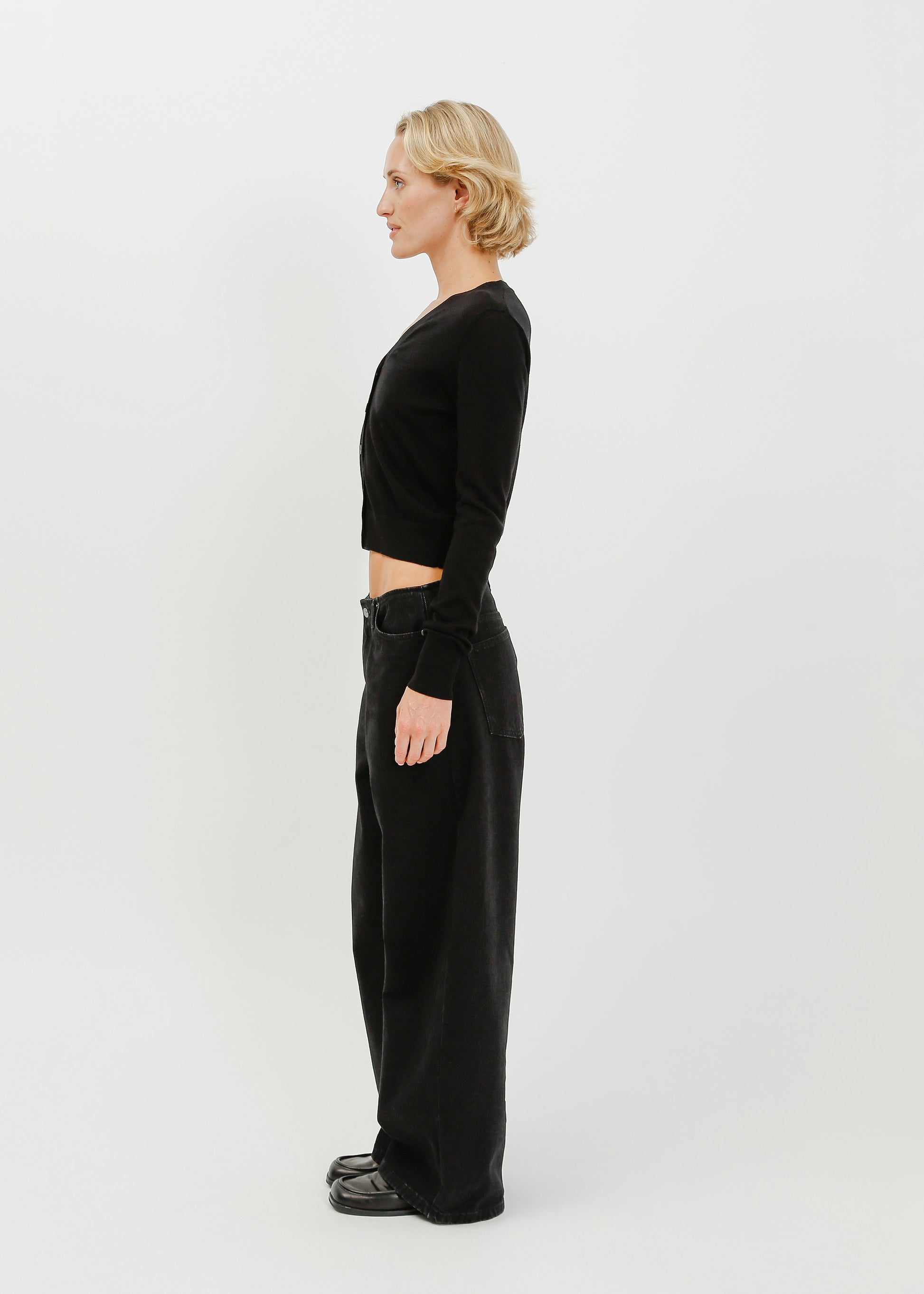 Rafi Knit Cardi / Black - 
Black (image 3)