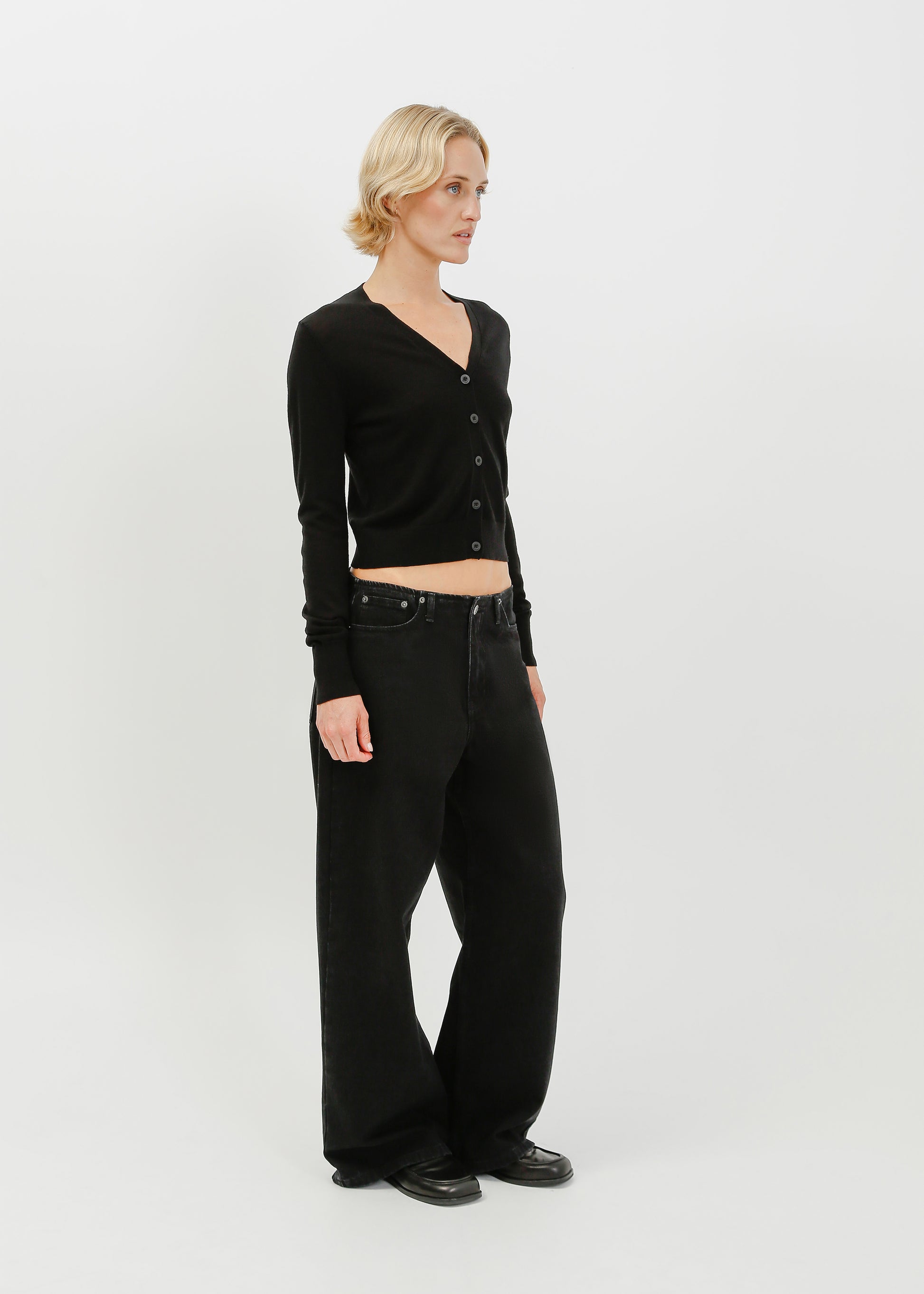 Rafi Knit Cardi / Black - 
Black (image 2)