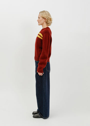 Waylen Knit Sweat / Pinot-Chartruese